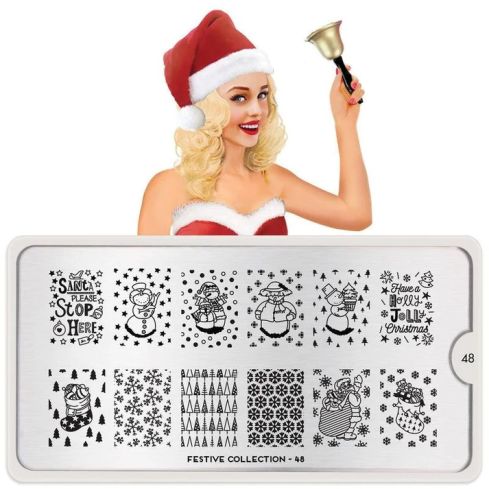 Шаблони за декорация Festive MoYou London-festive_48