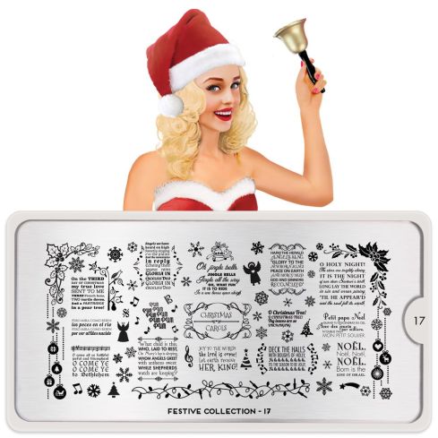 Шаблони за декорация Festive MoYou London-festive_17