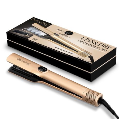 Demeliss LISS & DRY 2-in-1 – Professional Drying and Straightening Iron