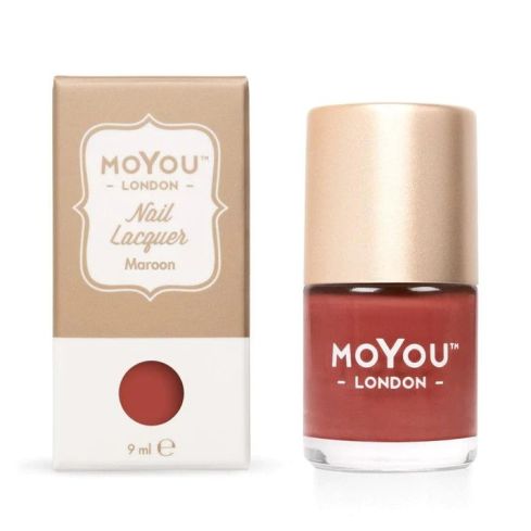 Лак за нокти и декорация Maroon - MoYou London