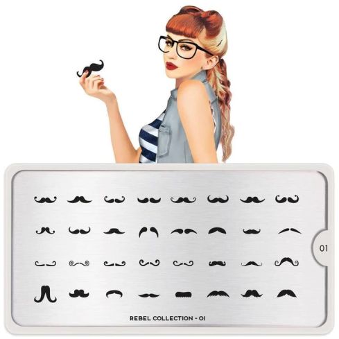 Шаблон за декорация MoYou London - Rebel 01