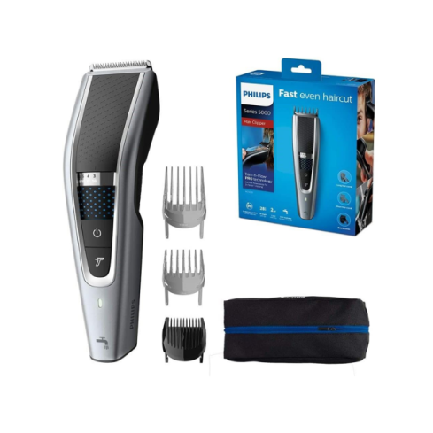 Philips HAIRCLIPPER Series 5000 hair clipper Titanium Blades Trim-n-Flow PRO, 28 - HC5630/15