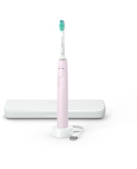 PHILIPS Electric toothbrush Series 3100 Pressure sensor Slim ergonomic design pink - HX3673/11