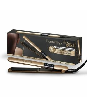 DEMELISS Kera-GOLD – Преса за коса с плочи обогатени с кератин