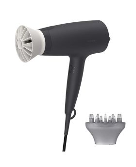 PHILIPS Hair dryer 2100W DC motor ThermoProtect black/grey - BHD302/30